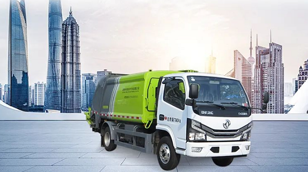 凌宇壓縮式垃圾車-固廢生活垃圾污物克星！