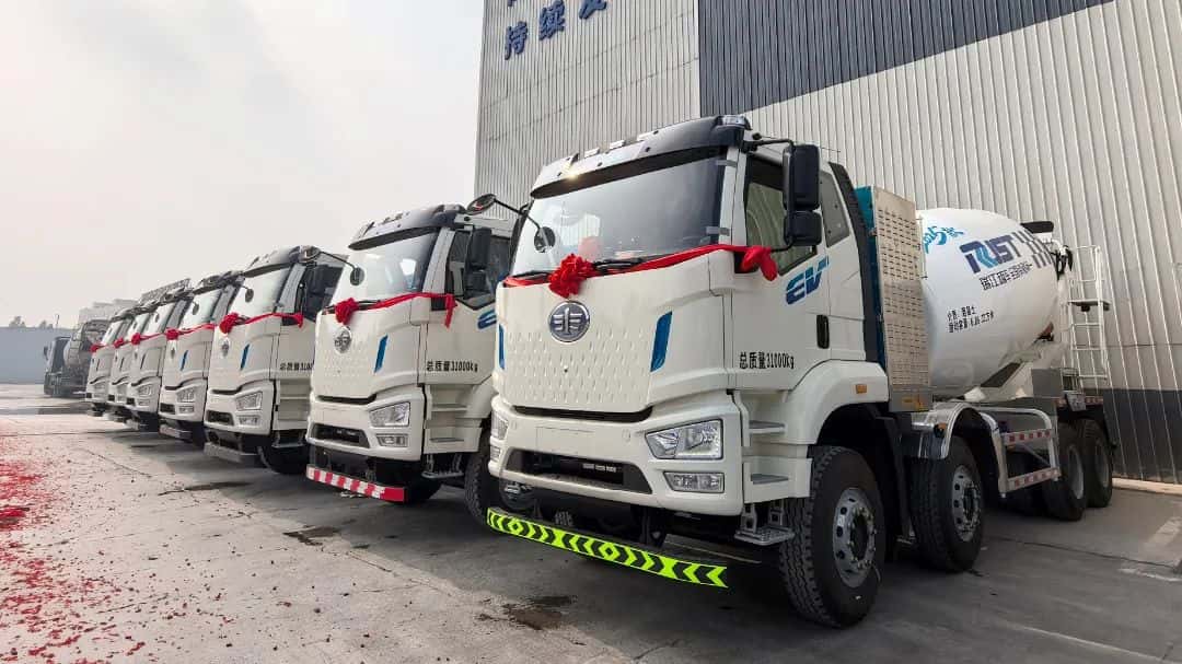 復購見證實力！中集車輛新能源攪拌車再赴中原熱土