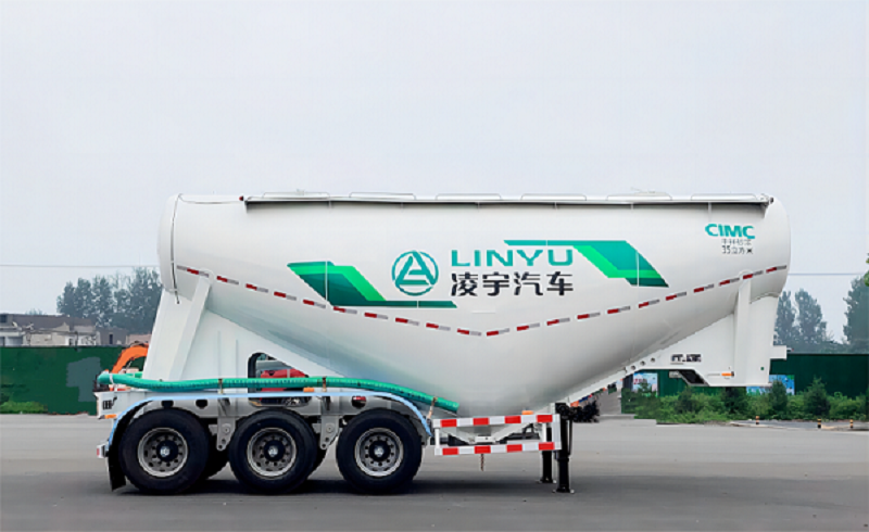 中集凌宇升級(jí)版干拌砂漿運(yùn)輸半掛車所帶來的優(yōu)勢(shì)！